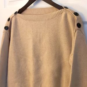 Handcrafted Knitted Sweater with Buttons